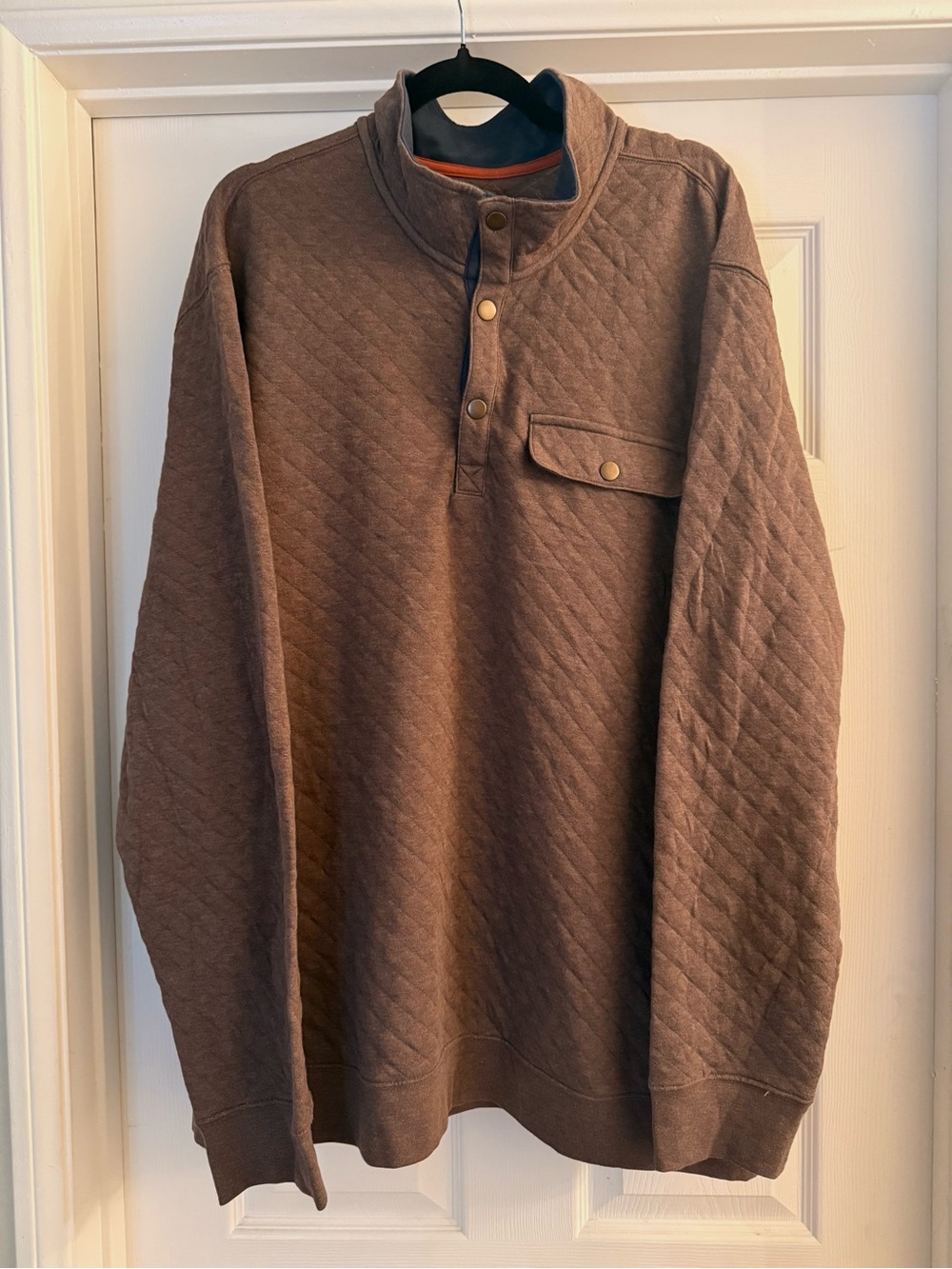 Goodfellow & Co Quilted Crewneck Pullover Sweater - Brown